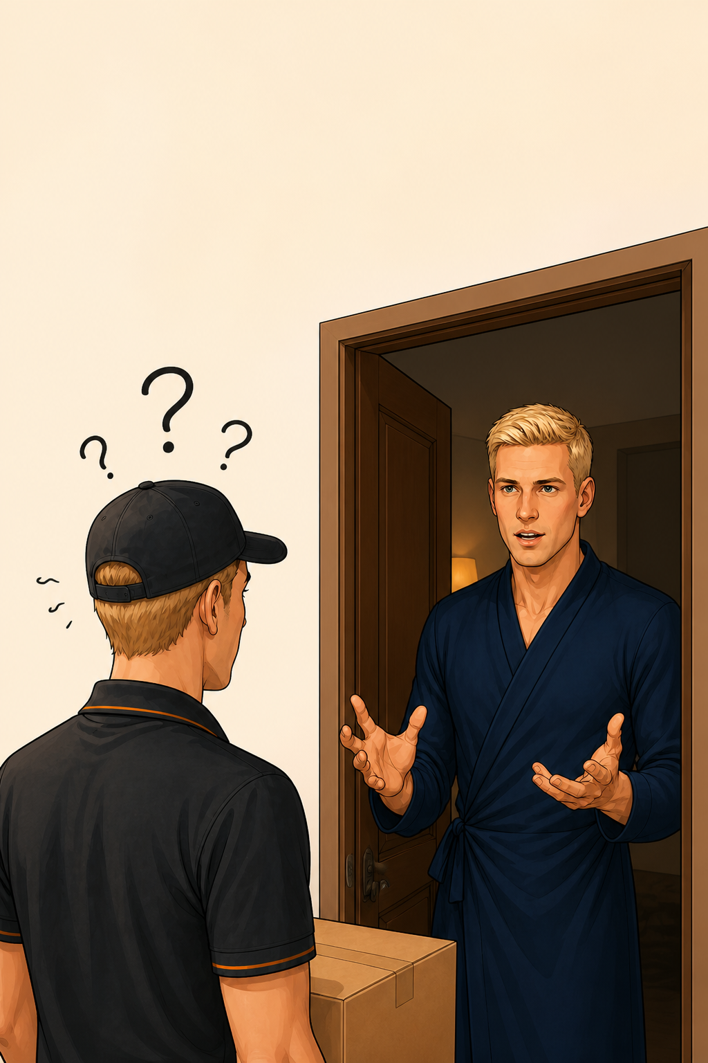The Delivery Guy Has Questions story cover